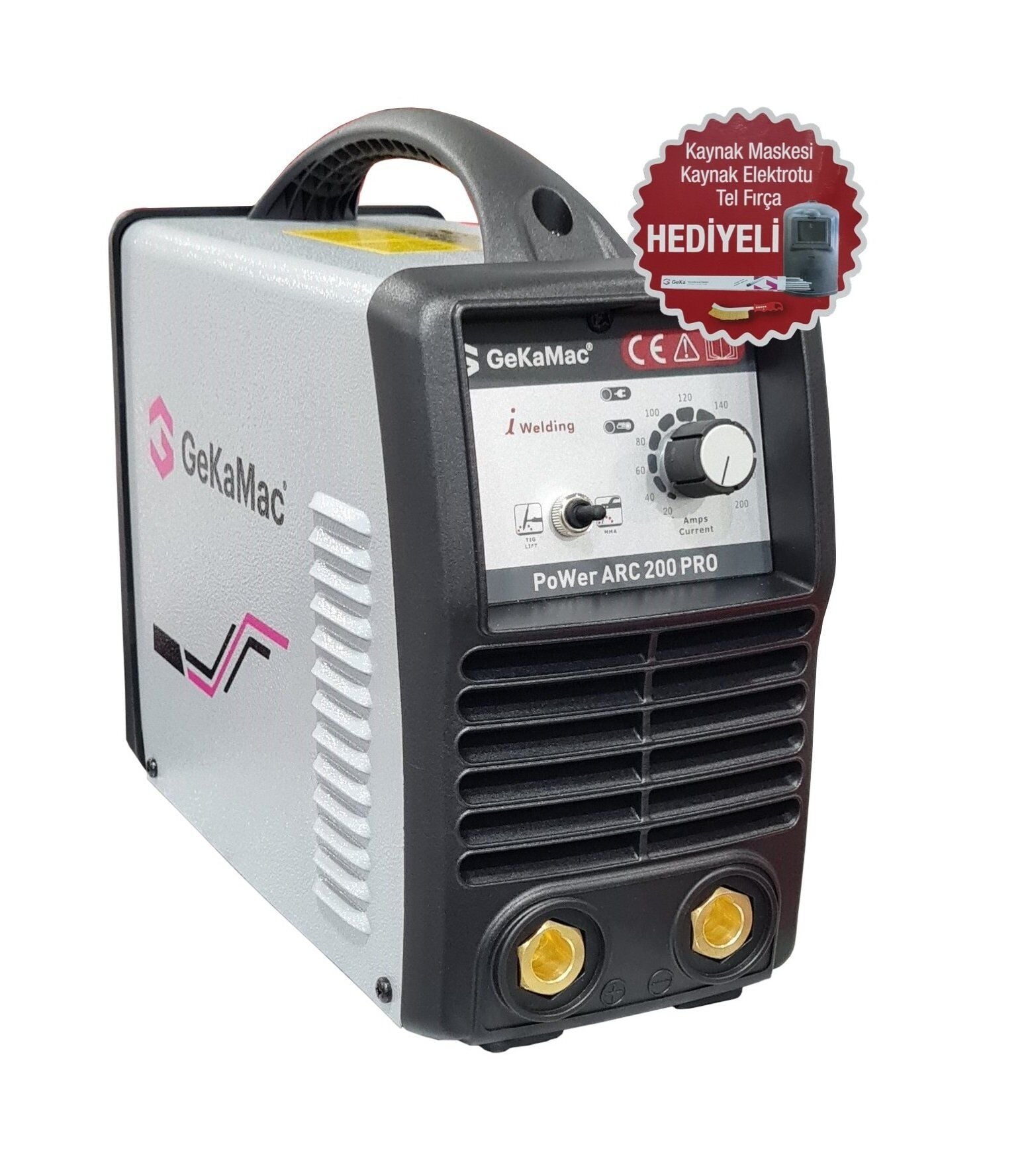 GEKAMAC Power ARC 200 PRO İnverter Kaynak Makinesi: 200 Amper Kompakt Kaynak Gücü